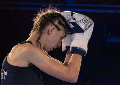 Championnat de boxe savate - Maryvonne Auxenfants